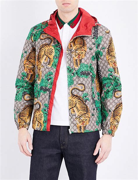 gucci tiger canvas jacket.